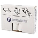 Inteplast High-Density Commercial Can Liners Value Pack, 33 Gal, 14 Microns, 33" X 39", Clear, 250/Carton - IBSVALH3340N16