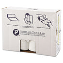 Inteplast High-Density Interleaved Commercial Can Liners, 60 Gal, 17 Microns, 43" X 48", Clear, 200/Carton - IBSS434817N