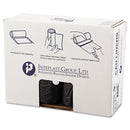 Inteplast High-Density Interleaved Commercial Can Liners, 45 Gal, 22 Microns, 40" X 48", Black, 150/Carton - IBSS404822K