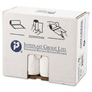 Inteplast Low-Density Commercial Can Liners, 30 Gal, 0.7 Mil, 30" X 36", White, 200/Carton - IBSSL3036XHW2
