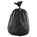 Boardwalk Low-Density Waste Can Liners, 56 Gal, 0.6 Mil, 43" X 47", Black, 100/Carton - BWK4347H