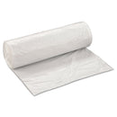 Inteplast High-Density Interleaved Commercial Can Liners, 60 Gal, 12 Microns, 38" X 60", Clear, 200/Carton - IBSS386012N