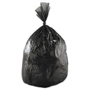 Boardwalk Low-Density Waste Can Liners, 60 Gal, 0.65 Mil, 38" X 58", Black, 100/Carton - BWK3858H