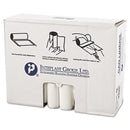 Inteplast High-Density Interleaved Commercial Can Liners, 33 Gal, 13 Microns, 33" X 40", Clear, 500/Carton - IBSS334013N
