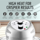 Large Glass Air Fryer - Silver