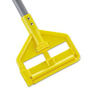 Rubbermaid Invader Fiberglass Side-Gate Wet-Mop Handle, 1 Dia X 60, Gray/Yellow - RCPH146