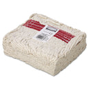 Rubbermaid Super Stitch Blend Mop Head, Large, Cotton/Synthetic, White, 6/Carton - RCPD213WHI