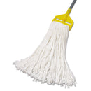Boardwalk Mop Head, Premium Standard Head, Rayon Fiber, 32Oz, White, 12/Carton - BWK232R