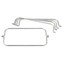 Rubbermaid Tri-Wire Waste Bag Holder Kit, For Rubbermaid Commercial Cleaning Carts, Steel - RCP9T8901