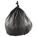 Inteplast High-Density Interleaved Commercial Can Liners, 45 Gal, 22 Microns, 40" X 48", Black, 150/Carton - IBSS404822K