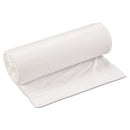 Inteplast Low-Density Commercial Can Liners, 33 Gal, 0.8 Mil, 33" X 39", White, 150/Carton - IBSSL3339XHW