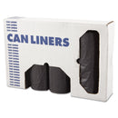 Boardwalk Low-Density Waste Can Liners, 56 Gal, 1.1 Mil, 43" X 47", Gray, 100/Carton - BWK4347SEH