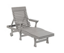Berlin Gardens, Casual-Back Chaise Lounge, Driftwood Gray