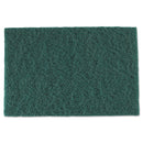 Royal Medium-Duty Scouring Pad, 6 X 9, Green, 60/Carton - RPPS960