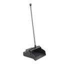 Impact Lobbymaster Plastic Dust Pan, 12W X 37H, Black Pan/White Handle - IMP2600