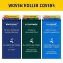 Purdy White Dove Woven Fabric 6.5 in. W X 1/4 in. Jumbo Mini Paint Roller Cover 2 pk