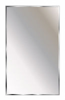 Ketcham Washroom Mirror, Theftproof, Channel Framed, Height (In.) 36, Width (In.) 24 - TPM-2436