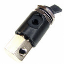 Pneumadyne 1.8 inL Aluminum / Brass 3-Way, UNF Toggle Valve with Detented Toggle Handle - H0-30-3