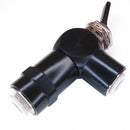 Pneumadyne 2.54 inL Aluminum / Brass 3-Way, Push-In Toggle Valve with Detented Toggle Handle - H11-30-66