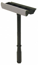 Mallory 8 inW Straight Rubber Window Squeegee With Handle, Black - WS1524A