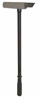 Mallory 8 inW Straight Rubber Window Squeegee With Handle, Black - WS2024A