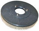 Dayton 18 in Round Cleaning, Scrubbing Rotary Brush for 18" Machine Size, White - 14X830