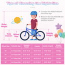14-Inch Kids Bike Adjustable With Basket and Streamers Rose Red - Princess of the Sea Theme