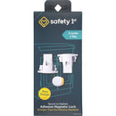 Secure-to-Explore Adhesive Magnetic Locks - White - 2ct