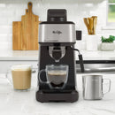 Steam Espresso Maker with Stainless Steel Frothing Pitcher