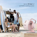 FlexBreeze HydroGo Ultra-Powerful Portable Fan Mists Indoors and Outdoors - Glacier