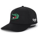 Snapback Golf Hat - Black
