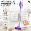 2-in-1 Brushed Motor Cordless Stick and Handheld Vacuum Purple
