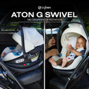 Aton G Swivel Infant Car Seat with SensorSafe - Ocean Blue