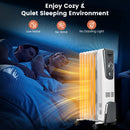 1500W Electric Space Heater With Adjustable Thermostat