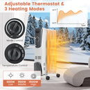 1500W Electric Space Heater With Adjustable Thermostat