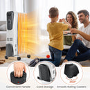1500W Electric Space Heater With Adjustable Thermostat