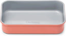 9x6.5” Nonstick Ceramic Small Rectangle Pan - Perracotta