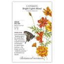 Cosmos, Botanical Interests Bright Lights Blend Seeds (Heirloom)