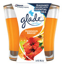 Glade Orange Hawaiian Breeze Scent Jar Air Freshener Candle 3.4 oz, Pack of 6