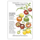 Tomato, Botanical Interests Rainbow Blend Pole Cherry Seeds