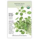 Watercress, Botanical Interests Seeds Organic (Heirloom)
