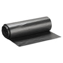 Inteplast High-Density Interleaved Commercial Can Liners, 60 Gal, 17 Microns, 38" X 60", Black, 200/Carton - IBSS386017K
