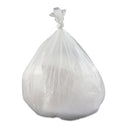 Inteplast High-Density Interleaved Commercial Can Liners, 60 Gal, 17 Microns, 43" X 48", Clear, 200/Carton - IBSS434817N
