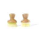Full Circle Bubble Up 2.3 in. W Medium Bristle 1.5 in. Bamboo Handle Dish Brush