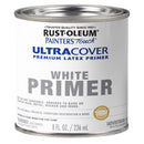 Rust-Oleum Ultra Cover Flat White Paint Exterior and Interior 0.5 oz, Pack of 6