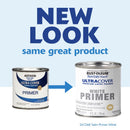 Rust-Oleum Ultra Cover Flat White Paint Exterior and Interior 0.5 oz, Pack of 6