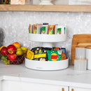 2-Tier Snack Carousel Countertop Organizer