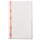 Chix Food Service Towels, 13 X 21, Cotton, White/Red, 150/Carton - CHI8252