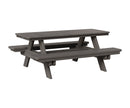 Berlin Gardens, Rectangular Picnic Table, Coastal Gray