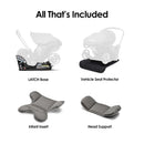Infant Car Seat + Latch Base Travel System - Desert Green